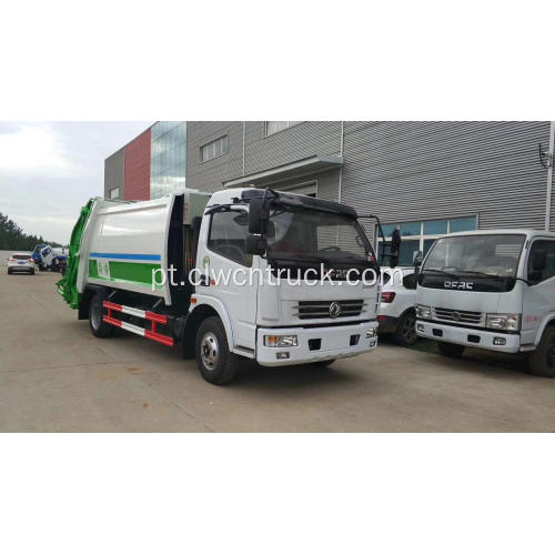 Brand new Dongfeng 120hp 8cbm caminhão compactador de lixo